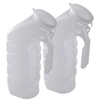 Vakly Male Urinal With Cover Handle Portable Handheld Overnight Pee Clear. Fixed Price $13.12.