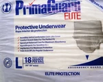 Size Large Protective Underwear Adult Diaper 2 Packs Of 18 Primaguard Elite. Fixed Price $18.00.