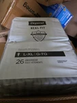 Depend Real Fit Men's L/xl 56CT Black Grey. Fixed Price $30.00.