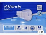 Attends Classic Adult Incontinence Unisex Briefs Sz Max Absorbency 24 Ct. Fixed Price $20.75.