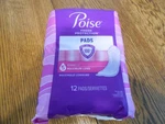 Poise Maximum Absorbency Pads Long 12 Count 036000195705. Fixed Price $20.99.