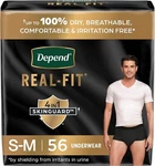 Depend Real Fit Incontinence Underwear For Men, Disposable, Maximum Absorbenc.... Fixed Price $60.00.