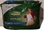 Depends Fit Flex Underwear For Women Size Small Maximum Absorbency - 19 Count. Fixed Price $22.00.