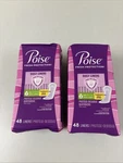 Poise Regular Panty Liners, 48 Count - 1 Pack, Very Light Lot Of 2 B75. Fixed Price $19.99.