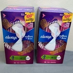 Always Radiant Flexfoam Light Clean Scent, 26 Pads, Size 2- New Heavy Flow. Fixed Price $9.78.