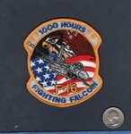 F-16 Fighting Falcon 1000 Hours Usaf Ang Efs Tfs Fighter Squadron Crew Patch. Fixed Price $10.99.