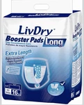 Livdry Adult Incontinence Booster Pads, Packs Of 16 Ct. 64 Total. Fixed Price $43.00.