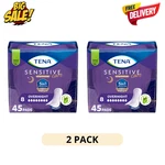 2 Pack Tena Sensitive Care Overnight Incontinence Pads 45CT Extra Coverage Women. Fixed Price $48.99.