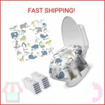 Blissful Diary 30 Pcs Toilet Seat Covers Disposable For Toddlers & Adults, Extra. Fixed Price $22.22.