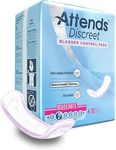 Attends Discreet Bladder Control Pads, (2 PACK/20 Count Each) Total 40. Fixed Price $16.00.