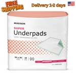 Mckesson UPMD3036 30X36IN Fluff/polymer Disposable Underpads - 10 Case. Fixed Price $20.95.