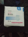 Mckesson Super Briefs Size Large Disposable Diapers 18 Pack. Fixed Price $20.80.