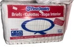 Vintage First Quality Medium Briefs Azs IB-012/1 Packs Of 16 Prevail. Fixed Price $69.99.