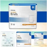 24 Mckesson Adult Disposable Diaper Briefs Underwear Light Absorb Closure. Fixed Price $36.00.