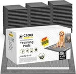 Croci Puppy Pads 100 Count 36"X36" Jumbo Size Charcoal Pee For Dogs, Super. Fixed Price $239.51.
