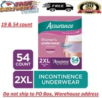 Assurance Women's Incontinence & Postpartum UNDERWEAR,2XL Maximum Absorbency. Fixed Price $54.97.