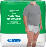 Amazon Basics Incontinence Underwear For Men, Maximum Absorbency, 2XL-42CT 3(14). Fixed Price $35.00.