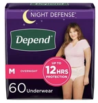 Depend Night Defense Women's Incontinence Underwear - 60CT. Fixed Price $45.99.