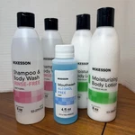 Mckesson Rinse-free Shampoo And Body Wash, Lotion, & Mouth Set New. Fixed Price $24.64.