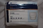 Covidien Simplicity Extra Protective Underwear Xl 48"-66" Moderate Absorbency. Fixed Price $5.49.