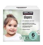 Kirkland Signature Diapers, Size 6 (35+ Pounds), 132 Count. Fixed Price $49.99.