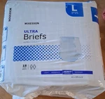 12 Sealed Packs Mckesson Ultra Briefs Heavy Absorbency Large Disposable 18. Fixed Price $18.00.