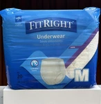 Fitright Incontinence Unisex Underwear/ Super Absorbency/ Size MEDIUM/20 Count. Fixed Price $9.99.