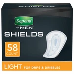 3 BOX(1 Case) Depend Shield Incontinence Pads For Men Bladder Control Light. Fixed Price $44.99.