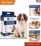 Scented Puppy Training Pads With Ultra Absorbent Quick Dry Gel 28 X 30 Pee .... Fixed Price $32.94.