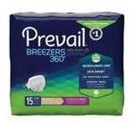 Prevail Breezers 360 Daily Briefs, Ultimate Absorbency, Size 58 -70 15 Count. Fixed Price $18.99.