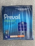 Lot Of 5 Prevail Per-fit Daily Underwear Extra Absorbency Xl 14 Count (70 Total). Fixed Price $49.99.