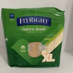 Fitright Medline Extra Adult Diapers, Optifit Briefs Culottes, 56-64 Xl 20 Ct. Fixed Price $13.19.