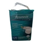 Assurance Incontinence Unisex Stretch Brief L/xl Ultimate Absorbency 34 Count. Fixed Price $25.13.