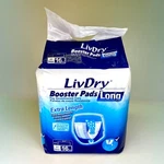 Livdry Incontinence Booster Pads Long Use With Adult Diapers Women 16CT. Fixed Price $22.95.