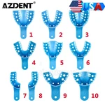 Azdent Dental Impression Perforated Plastic Disposable 12 Trays/bag Blue. Fixed Price $31.99.