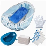 Minivon Bedpan Set With 30 Disposable Liners, Super Absorbent Pads And Gloves.... Fixed Price $24.95.