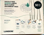 Lunderg 30 Pk Of Bedpan Liners W/ Super Absorbent Pads Universal Fit New Sealed;. Fixed Price $22.00.