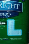 Medline 'fitright Plus' Incontinence Briefs Adult Diapers Large 48"-58" 20 Pk. Fixed Price $19.79.