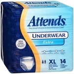 Attends Adult Protective Underwear X-large 58-68IN PK/14 #AP0740 Pack. Fixed Price $73.92.