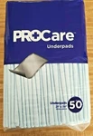 Procare Underpads 21" X 34" New Sealed Pack Of Crf 150. Fixed Price $16.99.