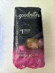 Goodnites Girls Size Xl 95-140+ Lbs Bedtime Underwear Pull Ups Pkg Of. Fixed Price $14.99.