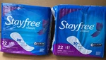 Stayfree Classic Super Long Pads 22 Each Feminine Care Pack Of. Fixed Price $18.49.