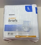Mckesson Classic Adult Briefs Large 45 58" Odor Control Pack Of 18. Fixed Price $13.99.