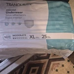 Disposable Absorbent Underwear, X-large 48'' 66'' BG/25 #2977-100. Fixed Price $20.00.