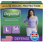 Depend Defense Incontinence Underwear Women Overnight Bladder Leak. Fixed Price $81.25.