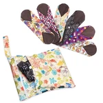 Teamoy 7PCS Sanitary PAD(11.6"), Reusable Menstrual Pads Regular, Jungle Bag. Fixed Price $27.26.
