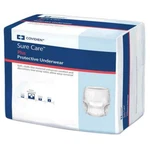 Sure Care Protective Underwear Medium 34 - 46 #1605 Case Of 80. Fixed Price $45.37.