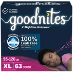 Goodnites Girls' Nighttime Bedwetting Underwear, Size Extra Large (95-120 Lbs.... Fixed Price $89.89.