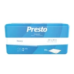 Presto Heavy Absorbency Underpads Disposable Absorbent Core 30X36 In, 100 Count. Fixed Price $45.99.