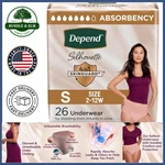 Maximum Absorbency Adult Underwear For Women, Disposable, Size Small, 26 Count. Fixed Price $39.95.